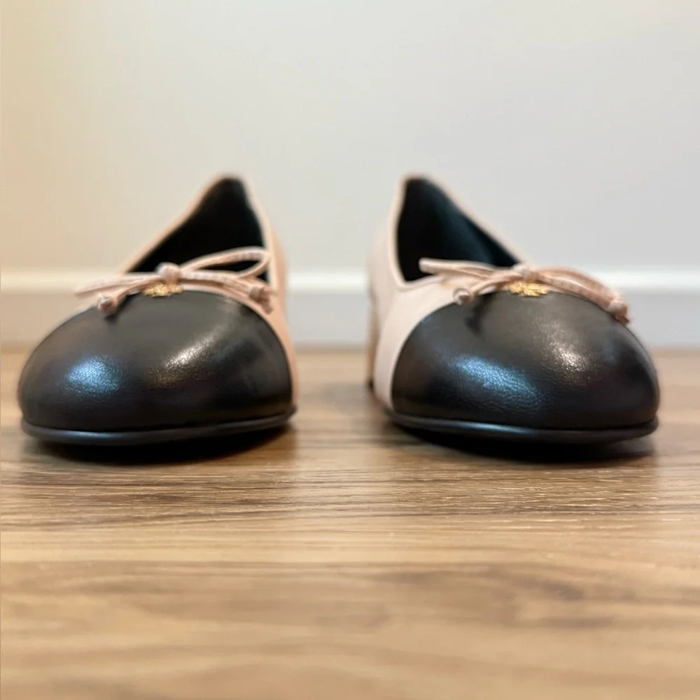 Tory Burch Cap Toe Ballet Flats Size 9.5